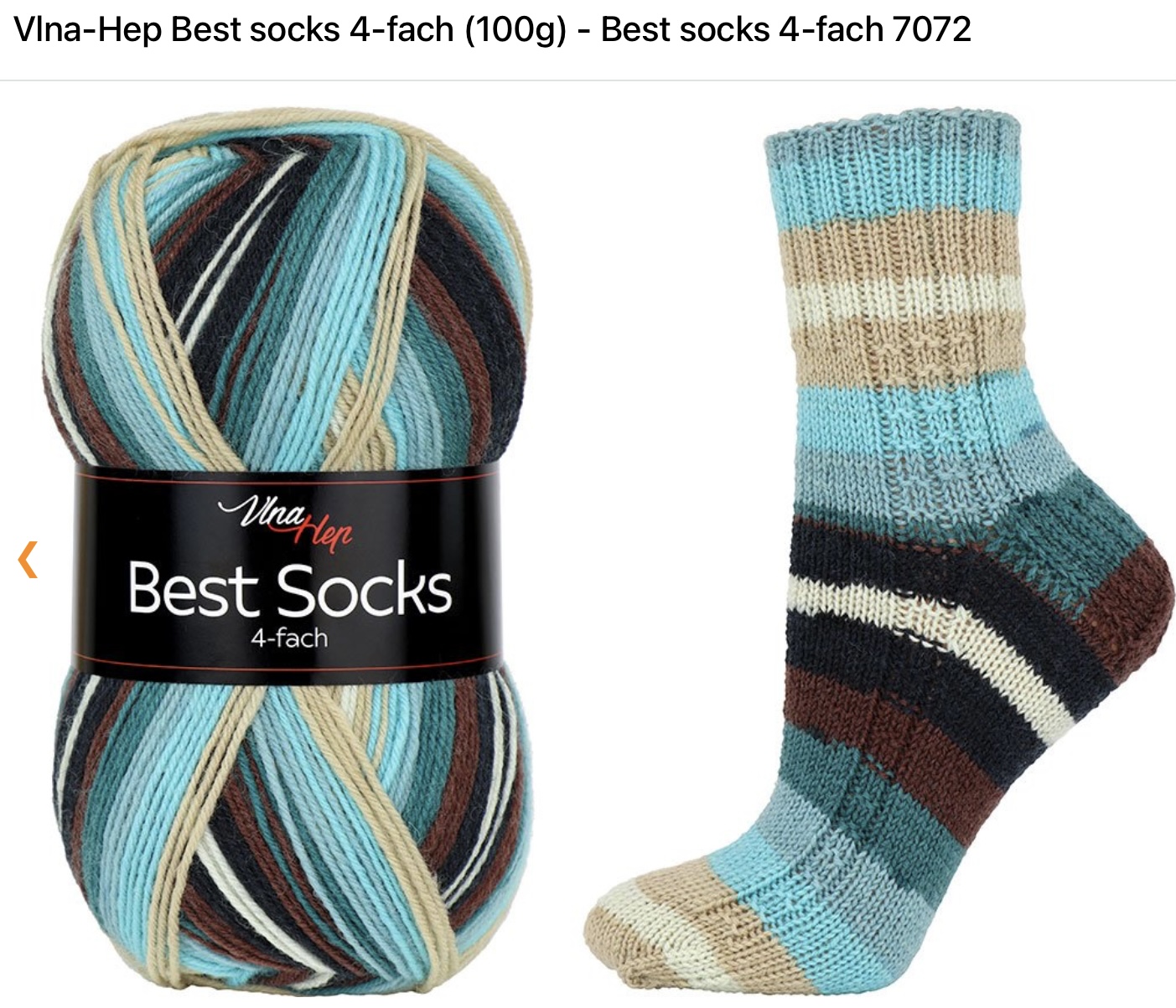  Best socks 4-fach (100g)